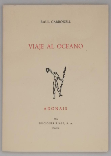 Portada del libro de VIAJE AL OCÉANO