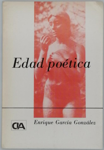 Portada del libro de EDAD POÉTICA