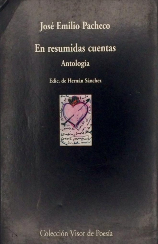 Portada del libro de EN RESUMIDAS CUENTAS, ANTOLOGÍA