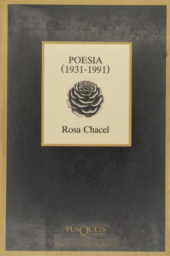 Book cover from POESÍA (1931-1991)