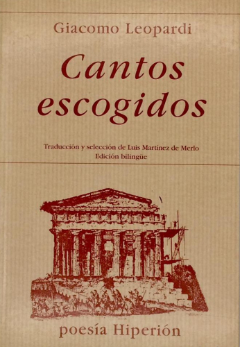 Portada del libro de CANTOS ESCOGIDOS