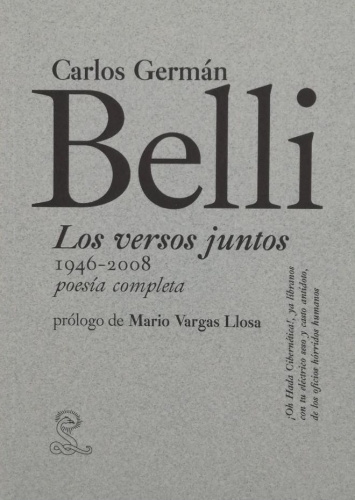 Portada del libro de LOS VERSOS JUNTOS, POESÍA COMPLETA 1946-2008