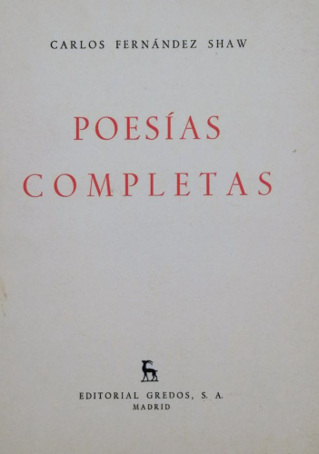 Portada del libro de POESÍAS COMPLETAS