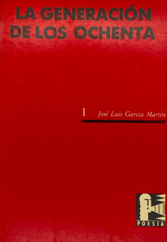 Portada del libro de LA GENERACIÓN DE LOS 80