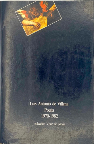 Portada del libro de POESÍA 1970-1982