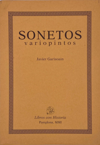 Portada del libro de SONETOS VARIOPINTOS