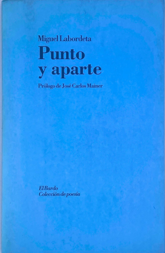 Portada del libro de PUNTO Y APARTE
