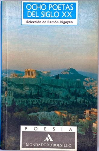 Portada del libro de OCHO POETAS DEL SIGLO XX