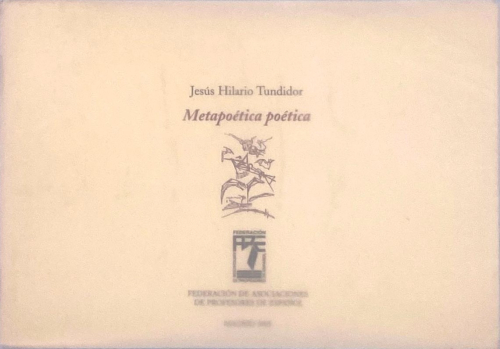 Portada del libro de METAPOÉTICA POÉTICA