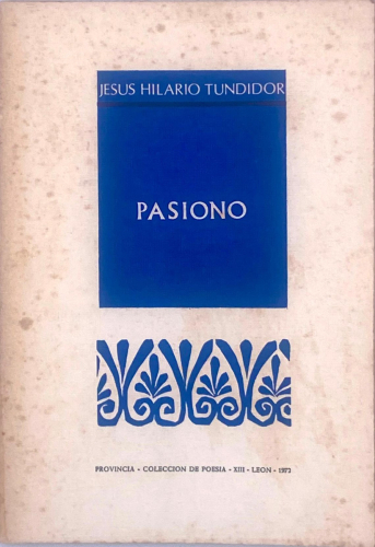 Portada del libro de PASIONO