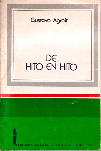 Portada del libro de DE HITO EN HITO. GUSTAVO AGRAIT