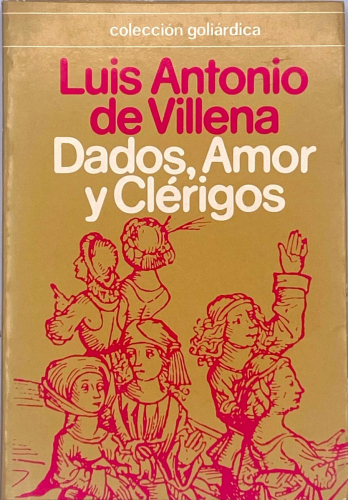 Portada del libro de José Antonio de Villena - Dados, Amor y Clérigos