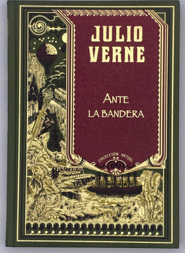 Portada del libro de Julio Verne - Ante la Bandera