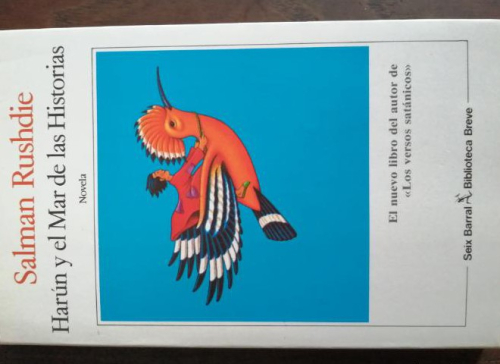 Portada del libro de Harún y el Mar de las Historias. Salman Rushdie.