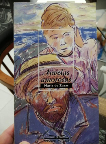 Portada del libro de Novela amorosas. María Zayas.