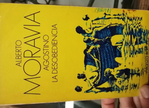 Portada del libro de Agostino La Desobediencia. Alberto Moravia.